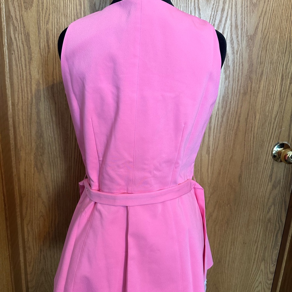 S'edge Pink Buttoned Vest - Picture 4 of 9